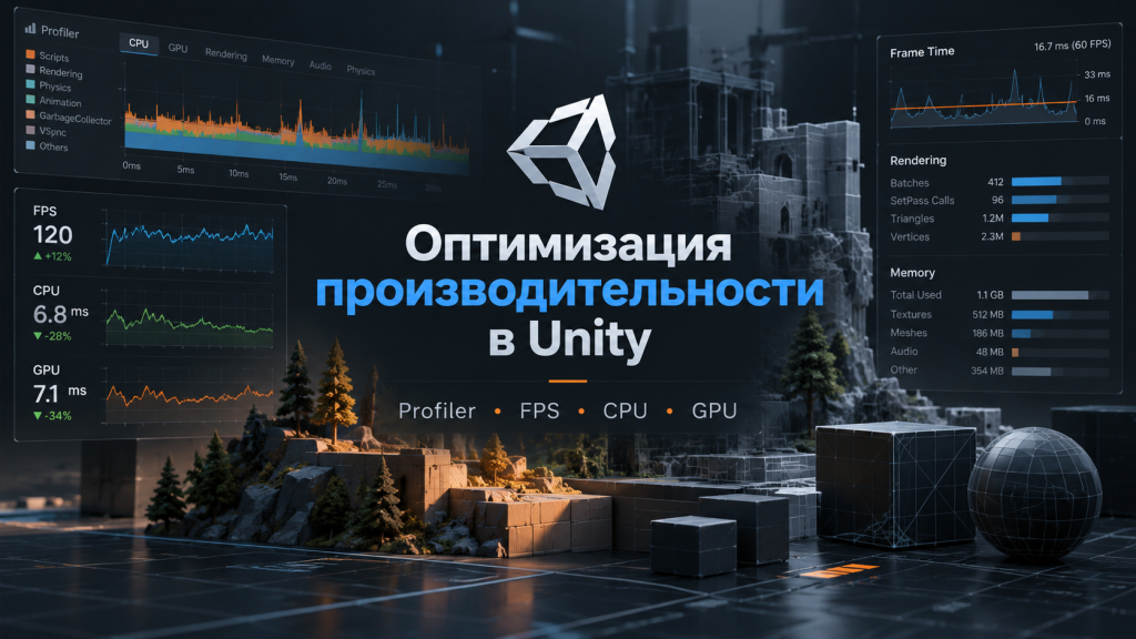 Оптимизация Unity_ Профайлер производительности