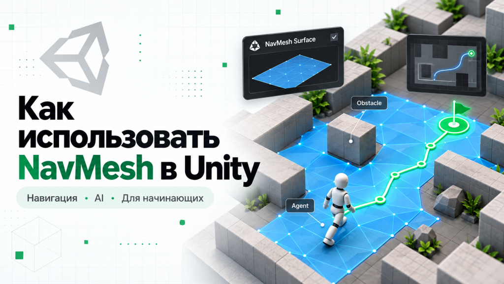 Как использовать NavMesh в Unity