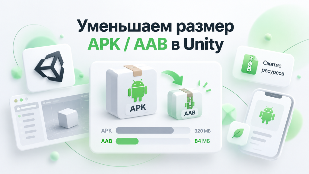 Уменьшаем размер APK в Unity